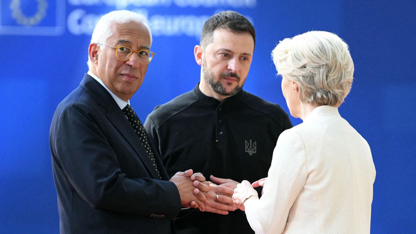 Volodimir Zelenszkij, Ursula von der Leyen és António Costa