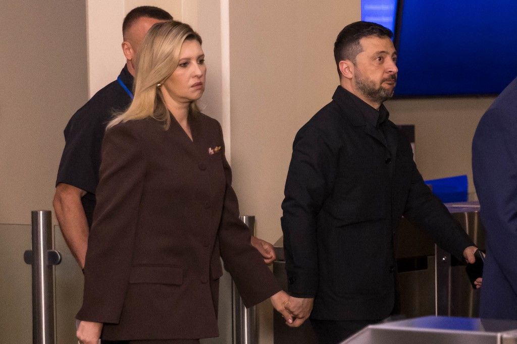 Zelenszkij és az ukrán first lady