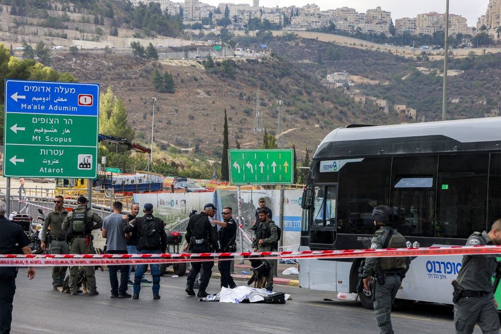 Súlyos terrortámadás Izraelben (Fotó: AFP)