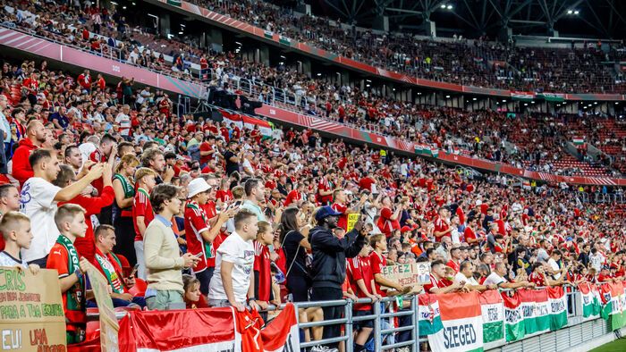 Magyarország - Portugália vb-selejtező szurkolók