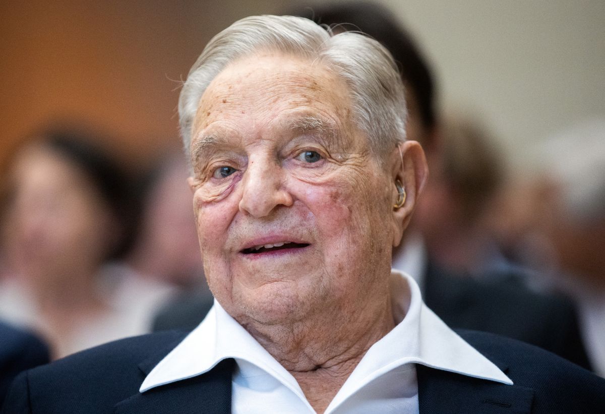 Hungarian-born US investor and philanthropist George Soros receives the Schumpeter Award 2019 in Vienna, Austria on June 21, 2019. (Photo by GEORG HOCHMUTH / APA / AFP) / Austria OUT