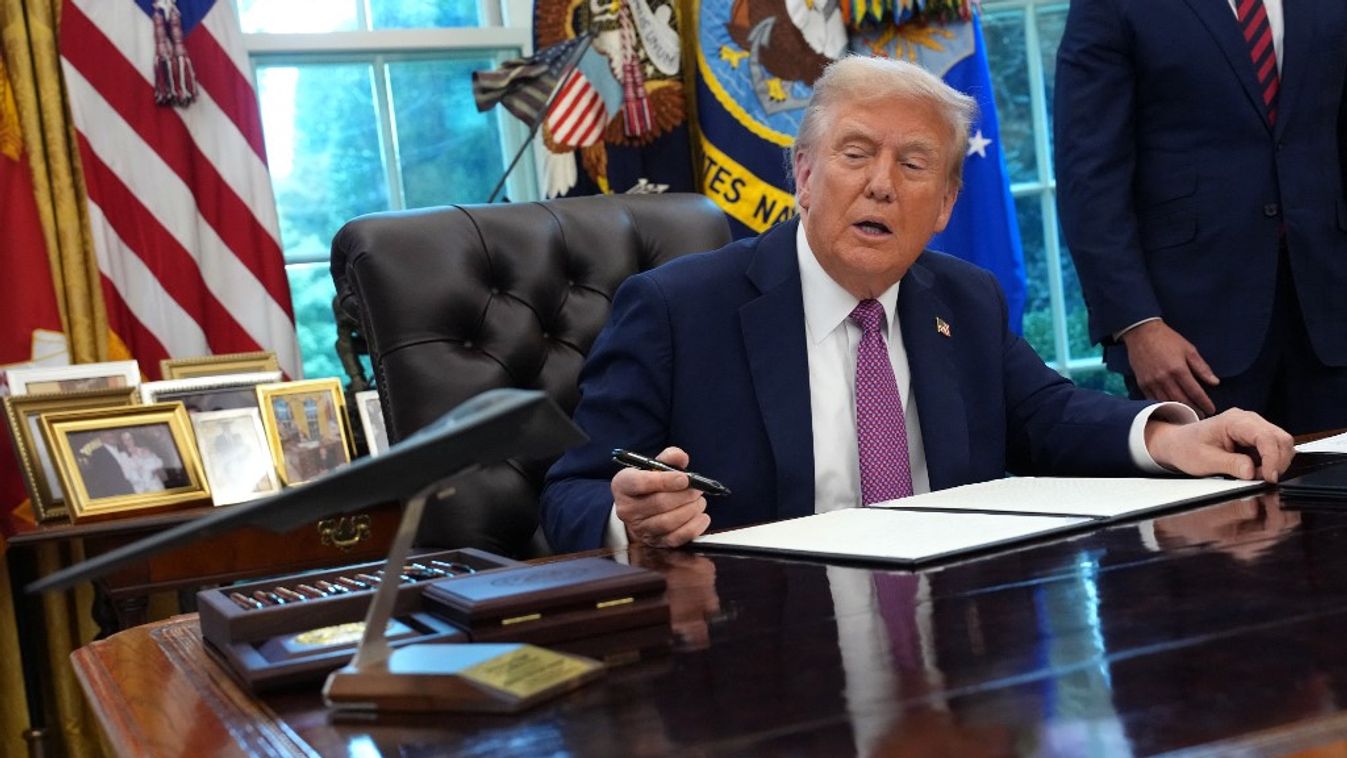 Donald Trump amerikai elnök (Fotó: AFP)