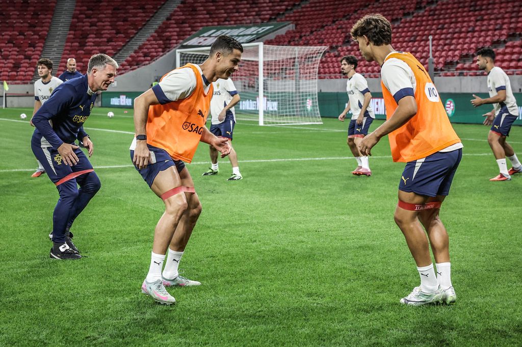 Portugál válogatott edzése
Cristiano Ronaldo