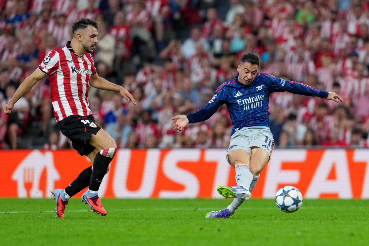 Gabriel Martinelli ezzel a góllal szerzett vezetést az Arsenalnak
