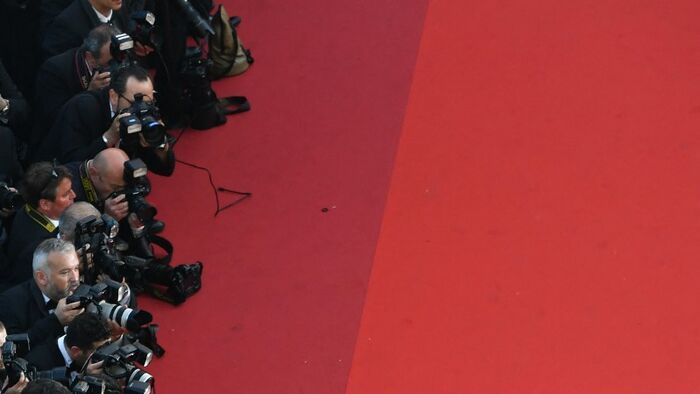 French actress Claudia Cardinale arrives on May 23, 2017 for the '70th Anniversary' ceremony of the Cannes Film Festival in Cannes, southern France. (Photo by LOIC VENANCE / AFP)