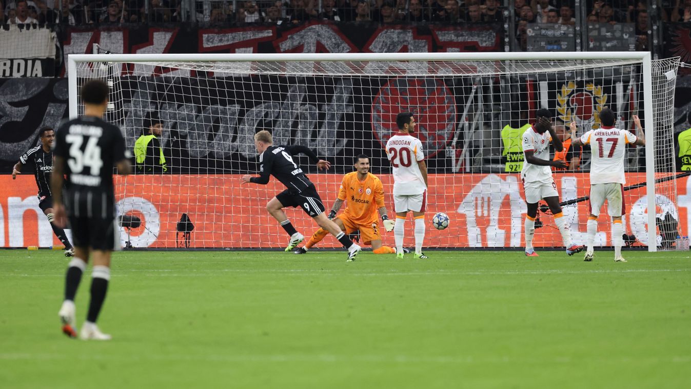 A Galatasaray hiába vezetett, hatalmas verést kapott Frankfurtban