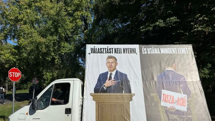 Fidesz plakátok Kötcsén
