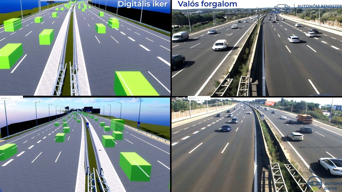 Megmutatták, hogyan működik az M1–M7-es új okosautópálya-szakasza + videó