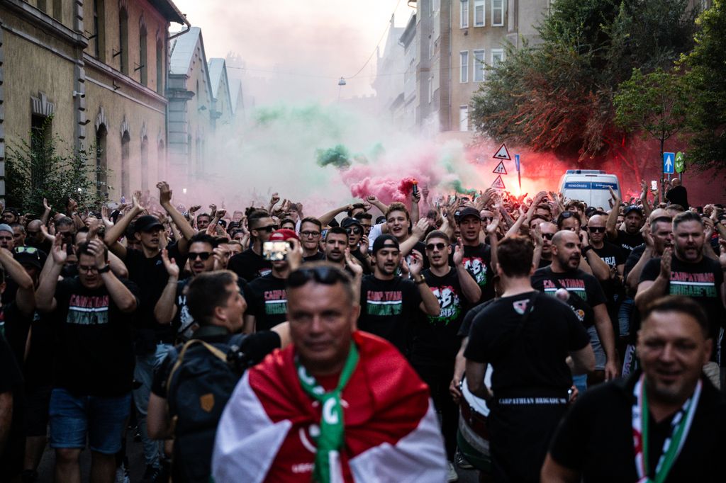 Magyarország - Portugália vb-selejtező szurkolók