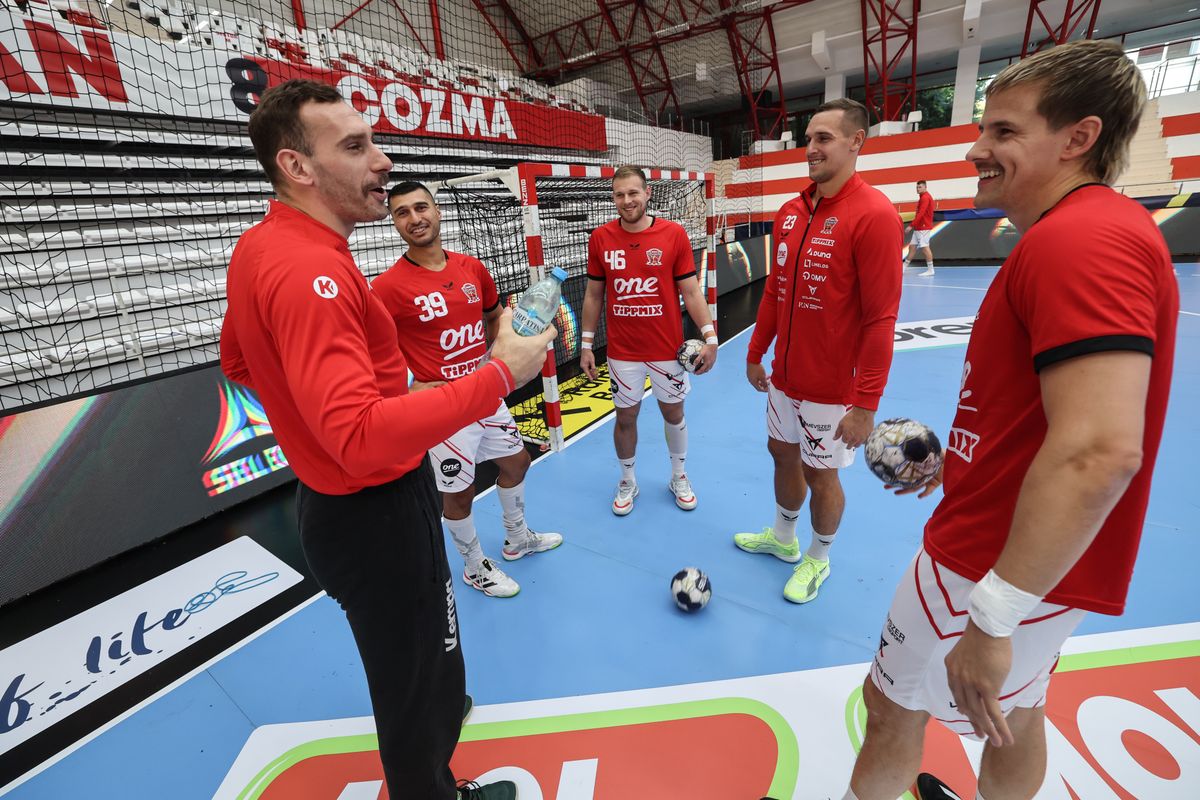 A Veszprém játékosai magabiztosan készülhettek a bukaresti találkozóra