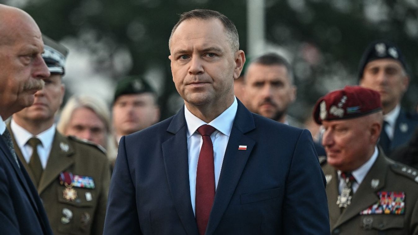 Karol Nawrocki lengyel elnök (Fotó: AFP)