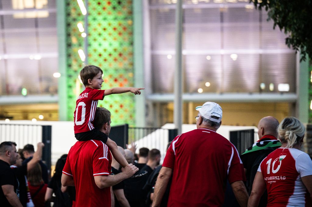 Magyarország - Portugália vb-selejtező szurkolók