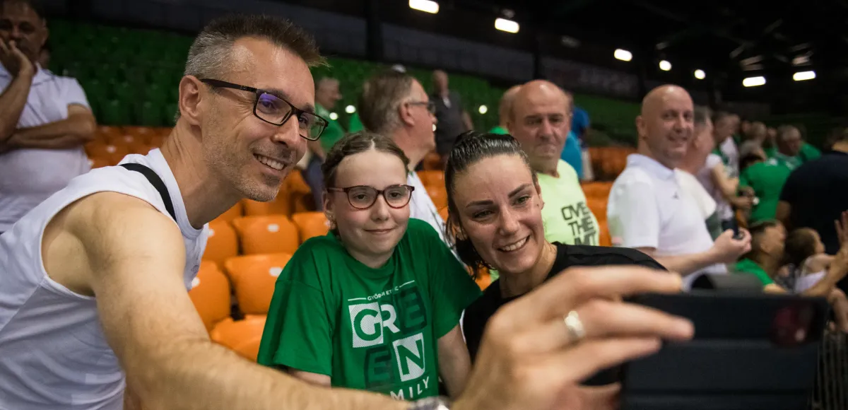 Szemerey Zsófi már a győri szurkolókkal is találkozott