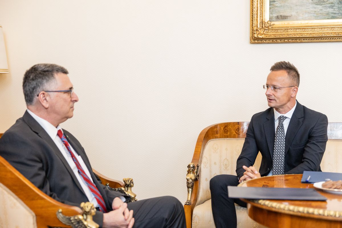 Szijjártó Péter fogadja Izrael Állam külügyminiszterét (Fotó: Csudai Sándor)