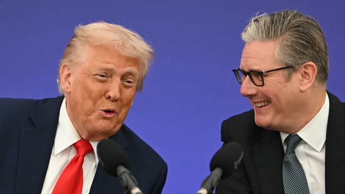 Trump és Starmer „őszintén kedvelik egymást”