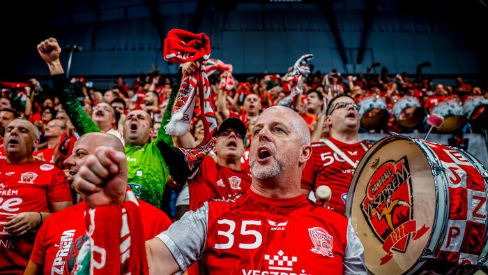 Volt minek örülni, a Veszprém megszerezte első sikerét a BL-ben.