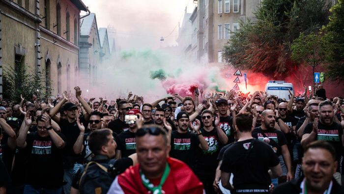 Magyarország - Portugália vb-selejtező szurkolók