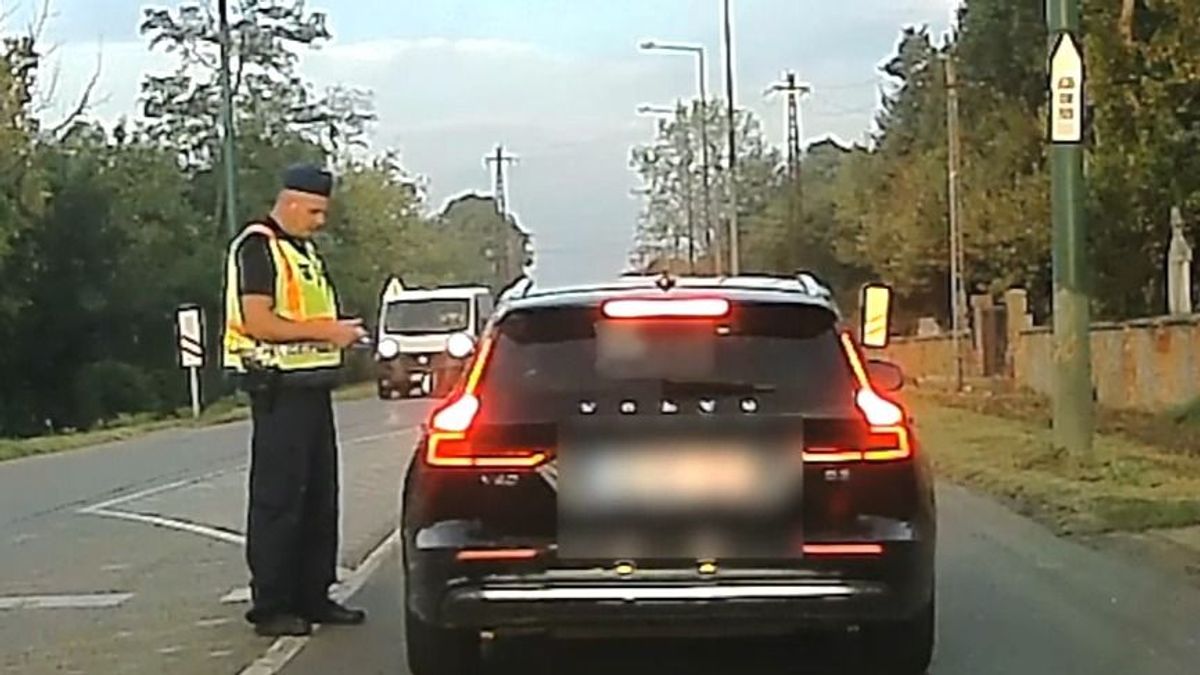 Szondát fújt, józan volt. Amit utána tett, már nem látták a rendőrök + videó