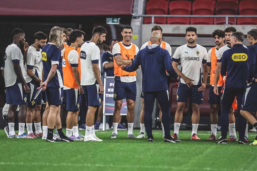 Portugál válogatott edzése
Cristiano Ronaldo