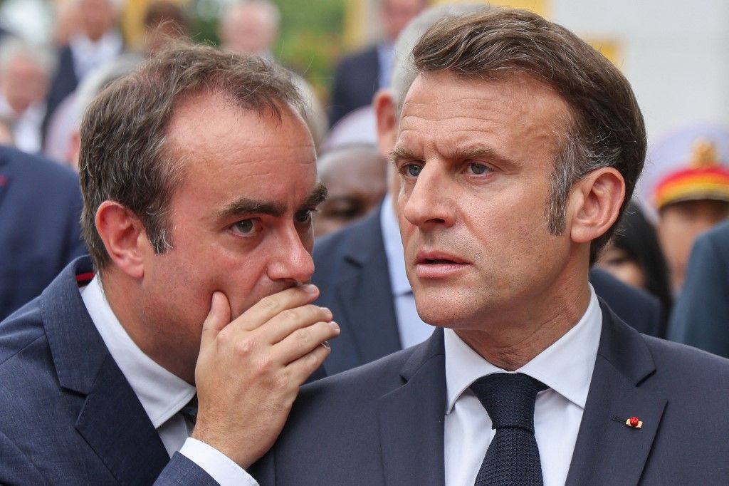 Emmanuel Macron francia elnök, és Franciaország új miniszterelnöke, Sebastien Lecornu vékony jégen táncol