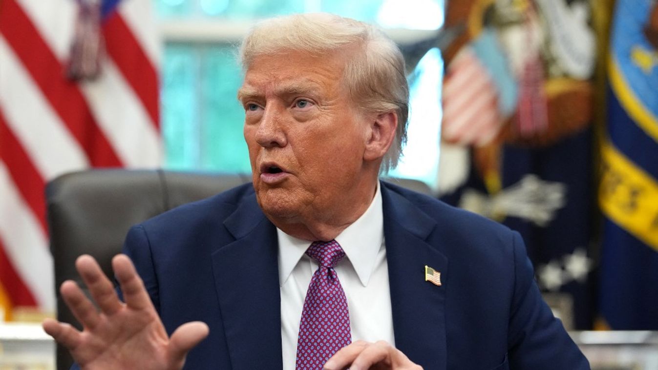 Donald Trump amerikai elnök (Fotó: AFP)
