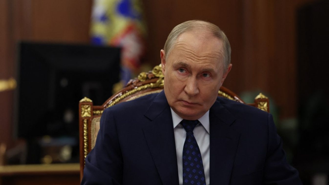 Vlagyimir Putyin orosz elnök (Fotó: AFP)