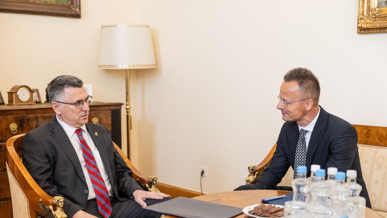 Szijjártó Péter fogadja Izrael Állam külügyminiszterét (Fotó: Csudai Sándor)