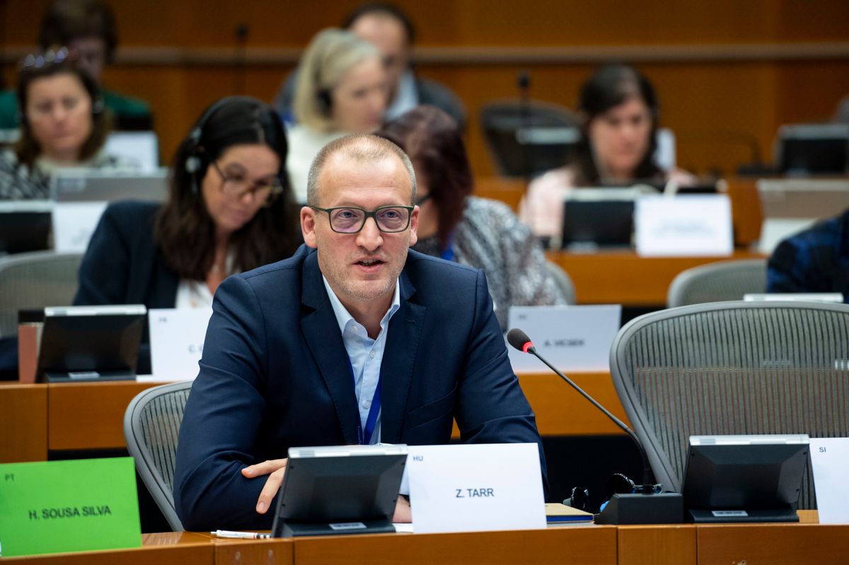 Brüsszel, 2024. december 3.
Tarr Zoltán, a Tisza Párt EP-delegációjának vezetője felszólal az Európai Parlament Kulturális és Oktatási Bizottságának (CULT) ülésén Brüsszelben 2024. december 3-án.
MTI/Bodnár Boglárka