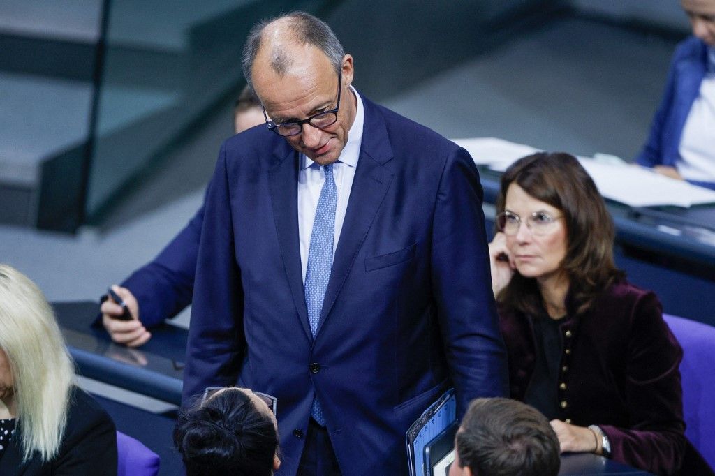 Friedrich Merz Németország kancellárja (Fotó: AFP)