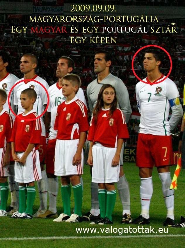 Szoboszlai Dominik nyolcévesen kísérő volt Cristiano Ronaldo és a portugál válogatott mellett
