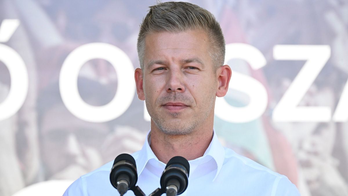 Magyar Péter, a Tisza Párt elnöke
