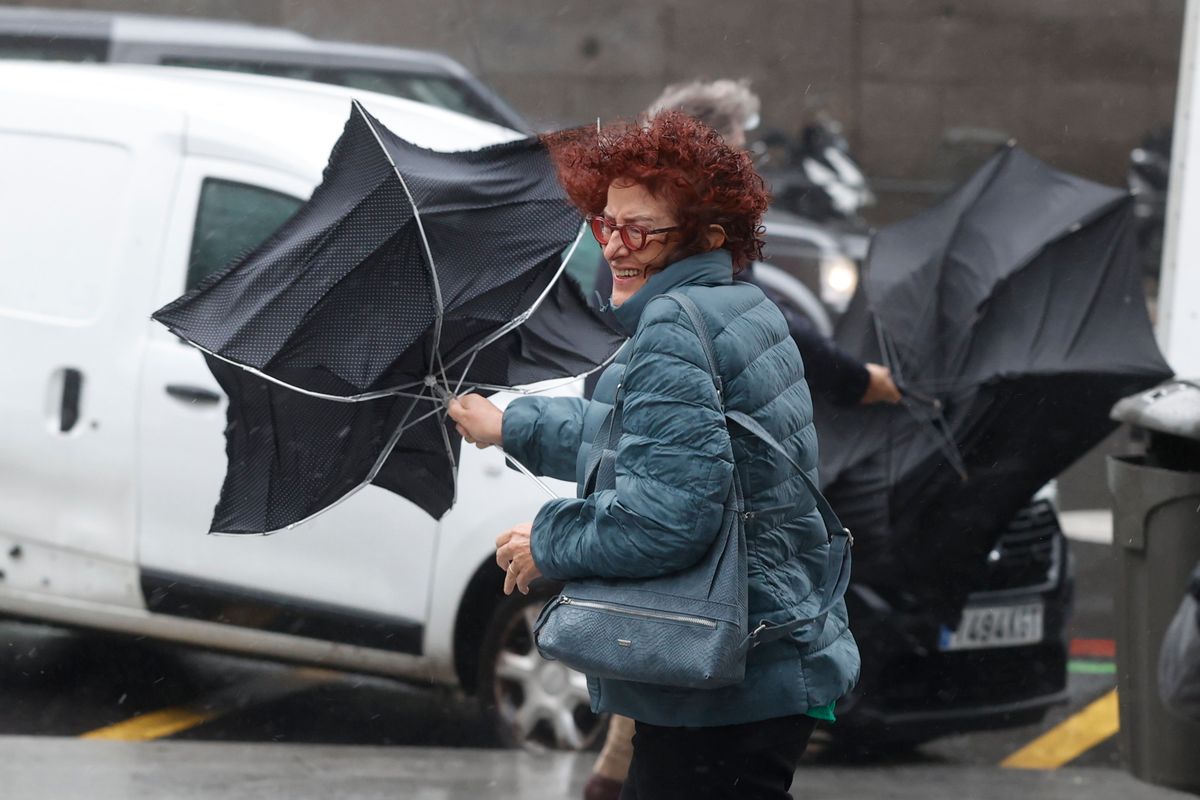 Szerdán Borsodban erős, helyenként viharos széllökések is várhatóak (Fotó: Juan Carlos Hidalgo/MTI/EPA/EFE)