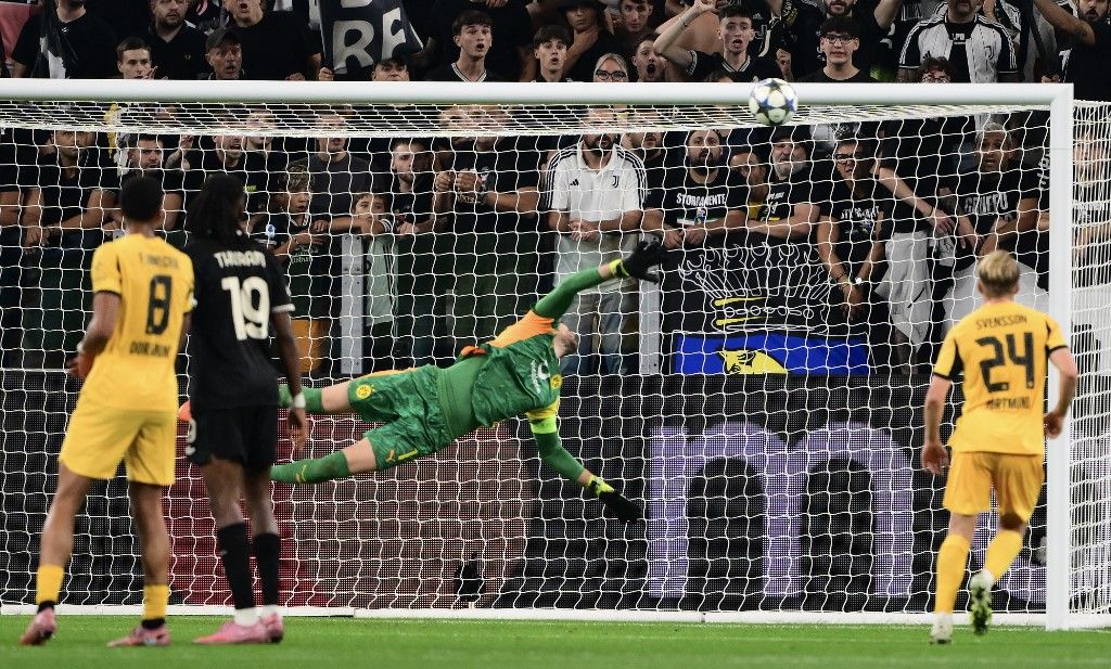 Bombagólt lőtt a Juventus támadója.