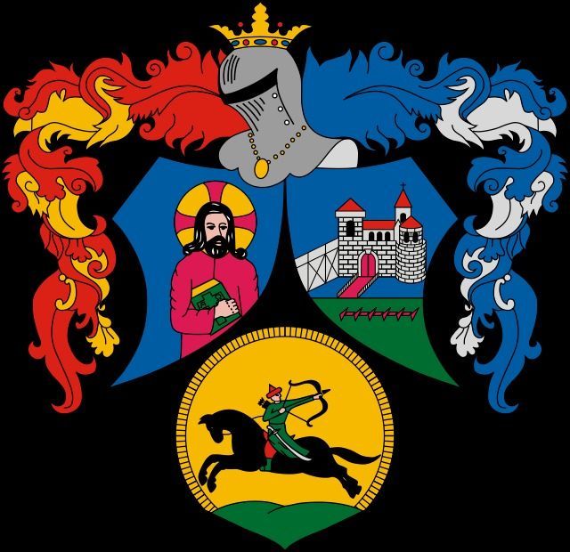 Kozármisleny címere. forrás: Wikimedia Commons