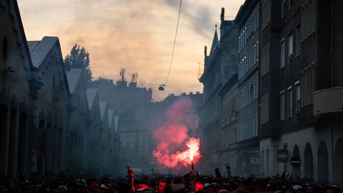 Magyarország - Portugália vb-selejtező szurkolók