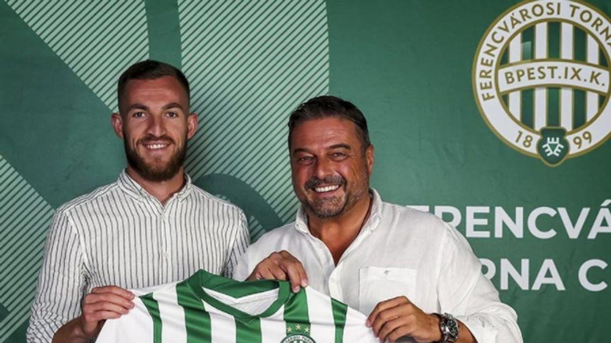 Stjepan Loncar a Rijeka együttesétől átigazolva lett az FTC játékosa 2021-ben