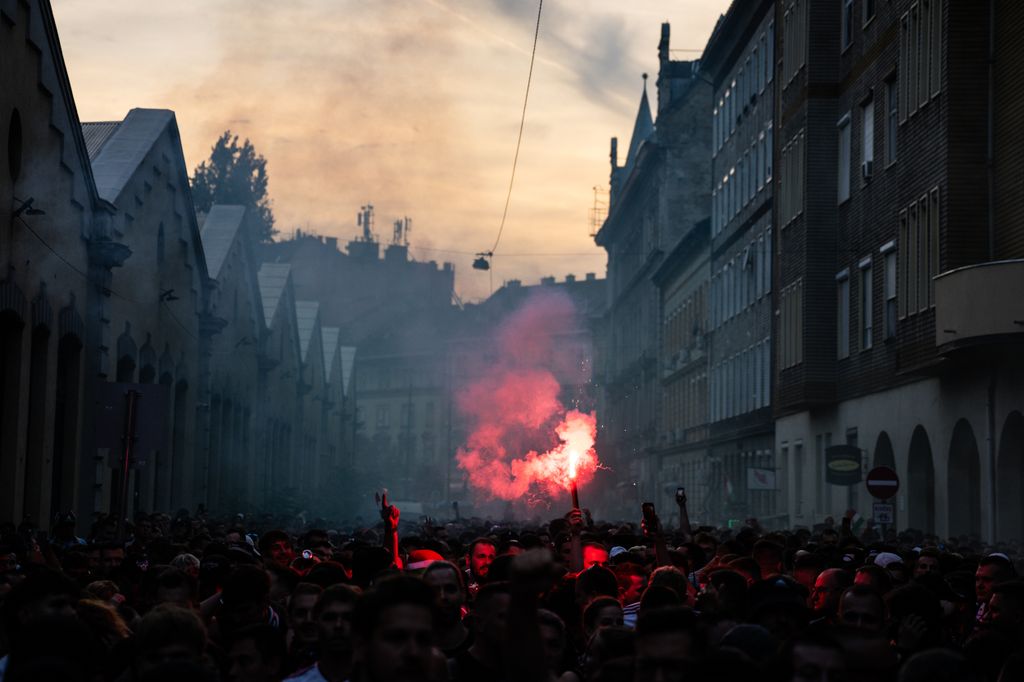 Magyarország - Portugália vb-selejtező szurkolók