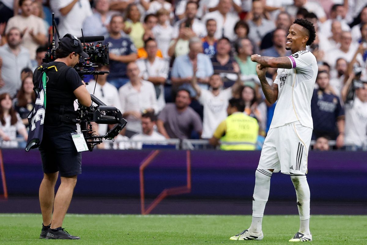Éder Militaónak volt oka az ünneplésre, ő lőtte a Real Madrid első gólját