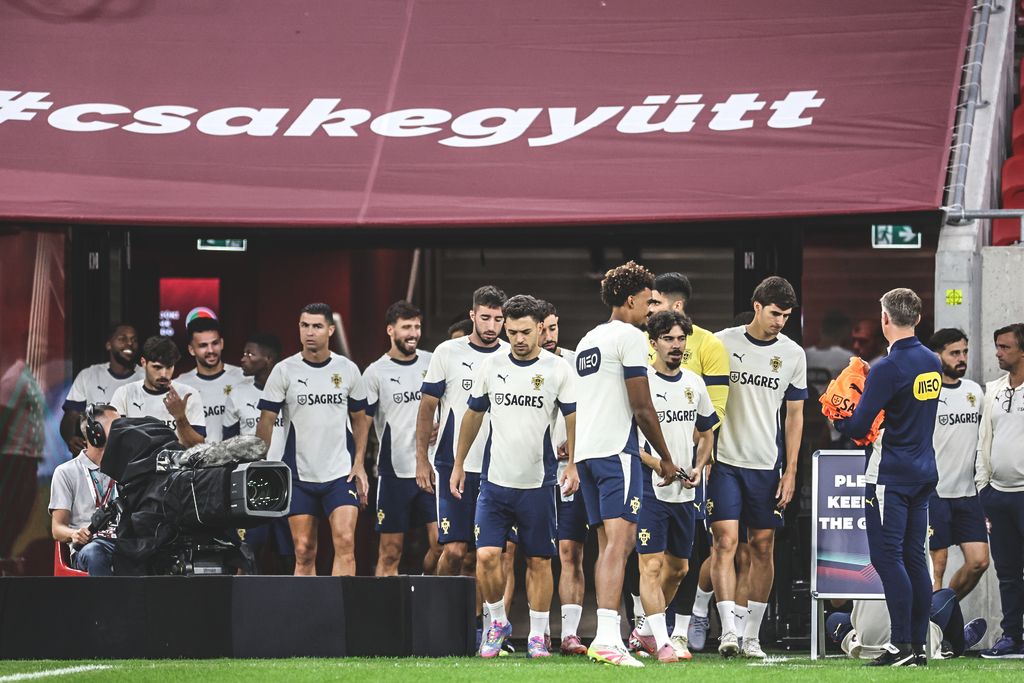 Portugál válogatott edzése
Cristiano Ronaldo