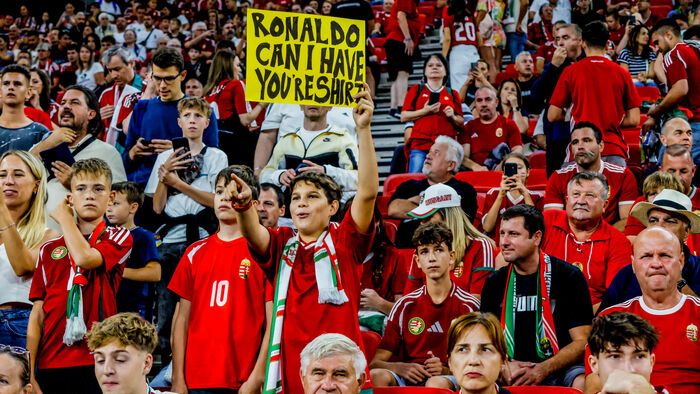 Magyarország - Portugália vb-selejtező szurkolók