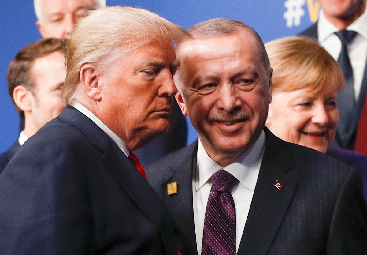 Donald Trumphoz látogat Recep Tayyip Erdogan