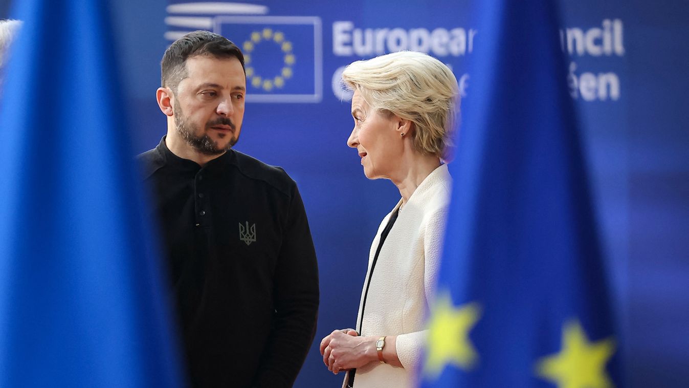 Volodimir Zelenszkij és Ursula von der Leyen