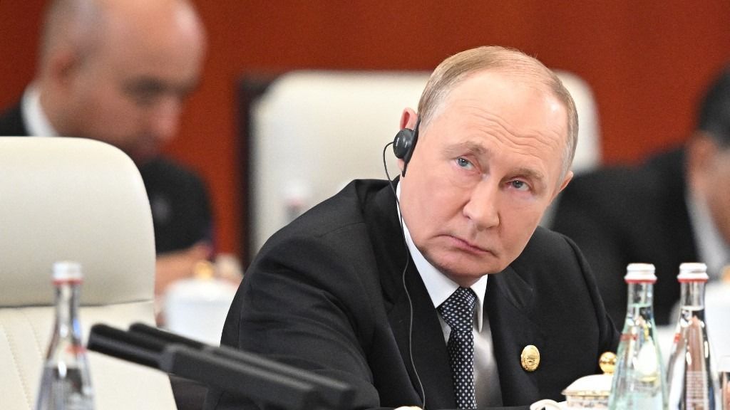 Vlagyimir Putyin orosz elnök (Fotó: SERGEY BOBYLEV / POOL)