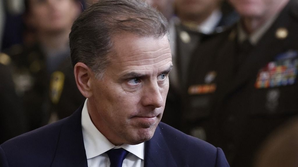 WASHINGTON, DC - JULY 03: Hunter Biden, son of U.S. President Joe Biden, departs from a Medal of Honor ceremony in the East Room of the White House on July 03, 2024 in Washington, DC. Biden presented the awards posthumously to two Union U.S. soldiers Philip Shadrach and George Wilson who fought during the Civil War and participated in an undercover mission which later known as the Great Locomotive Chase.   Anna Moneymaker/Getty Images/AFP (Photo by Anna Moneymaker / GETTY IMAGES NORTH AMERICA / Getty Images via AFP)