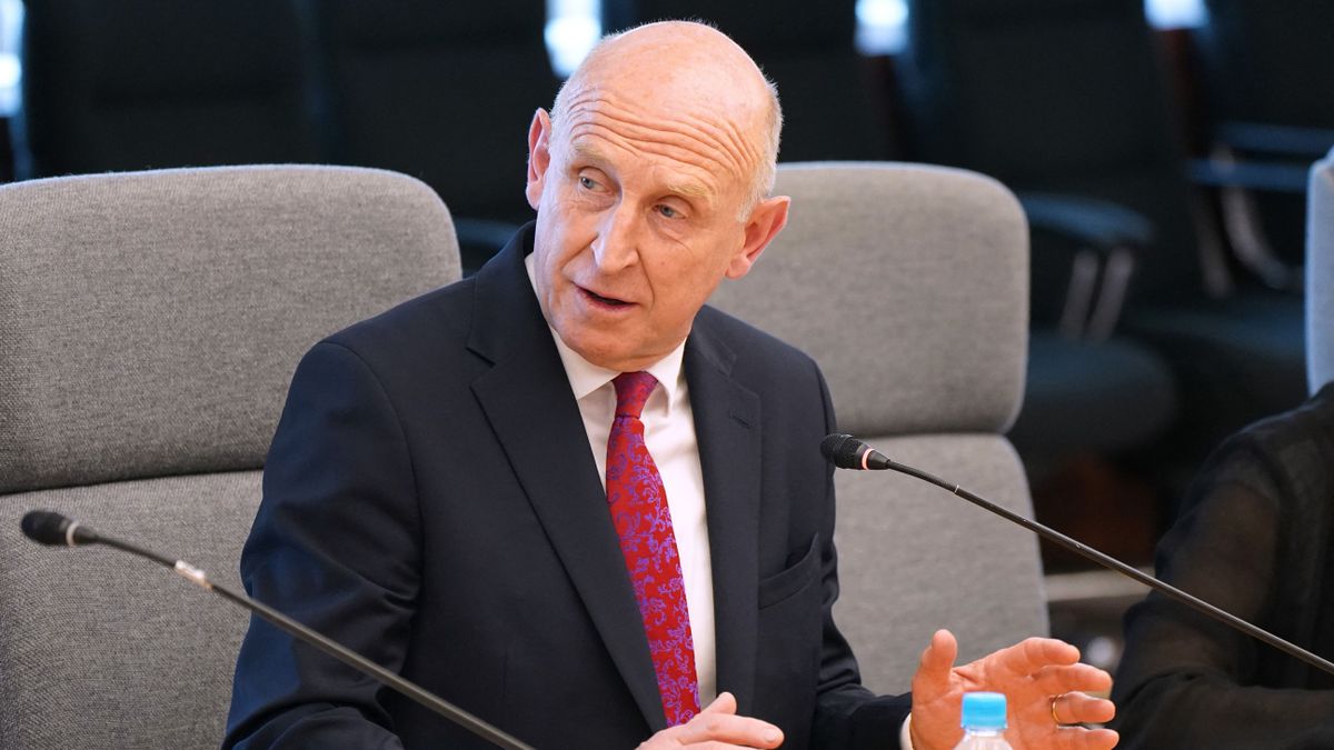 John Healey brit védelmi miniszter (Fotó: KAZUHIRO NOGI / AFP)
