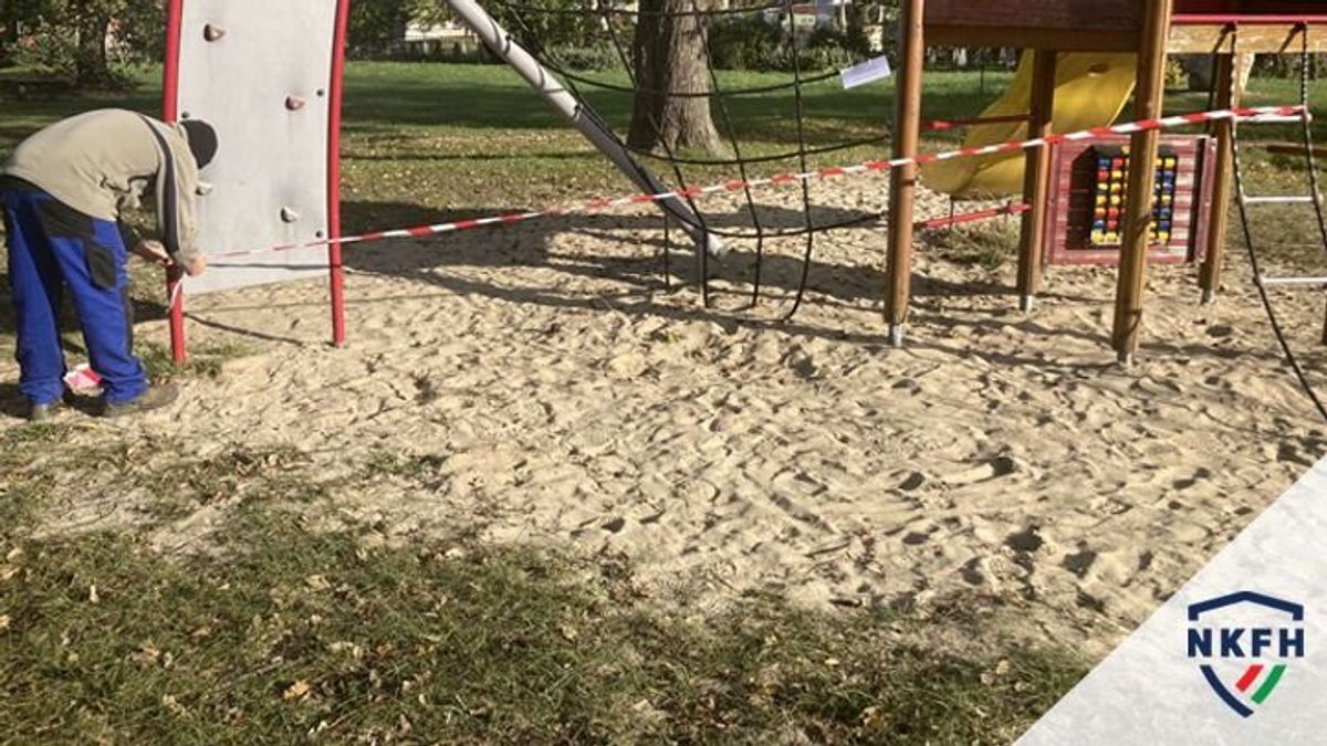 Játszótereket ellenőrzött a hatóság, több eszköz fennakadt a rostán
