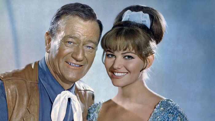 Circus World - Le plus grand cirque du monde 1964 directed by Henry Hathaway; Samuel Bronston Production / Paramount Pictures; John Wayne; Claudia Cardinale COLLECTION CHRISTOPHEL / RnB (Photo by Samuel Bronston Production / Par / Collection ChristopheL via AFP)