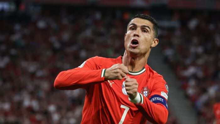 Cristiano Ronaldo ismét betalált Budapesten.