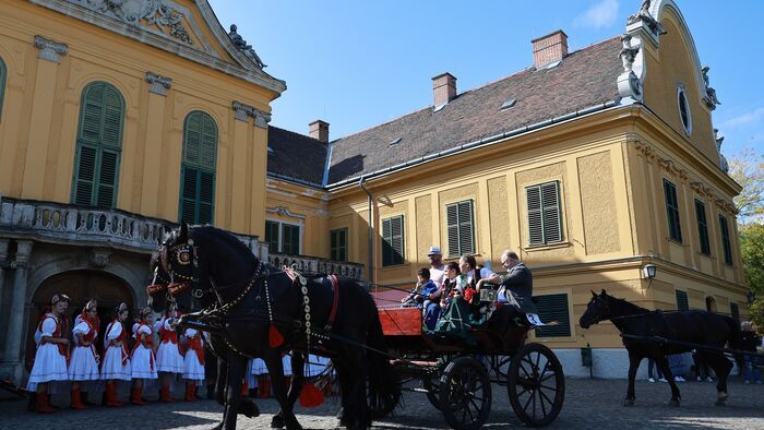 Nagytétényi Kastély
A Nagytétényi Szüreti Mulatság felvonulásával  megnyílt a Száraz-Rudnyánszky-kastély kertje.