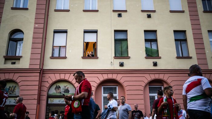 Magyarország - Portugália vb-selejtező szurkolók